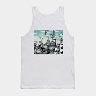 Surreal Chess Landscape Tank Top